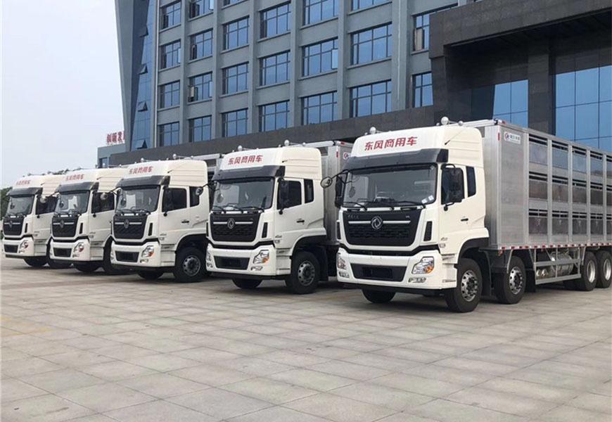 程力集團東風(fēng)天龍鋁合金高端恒溫運車批量交付